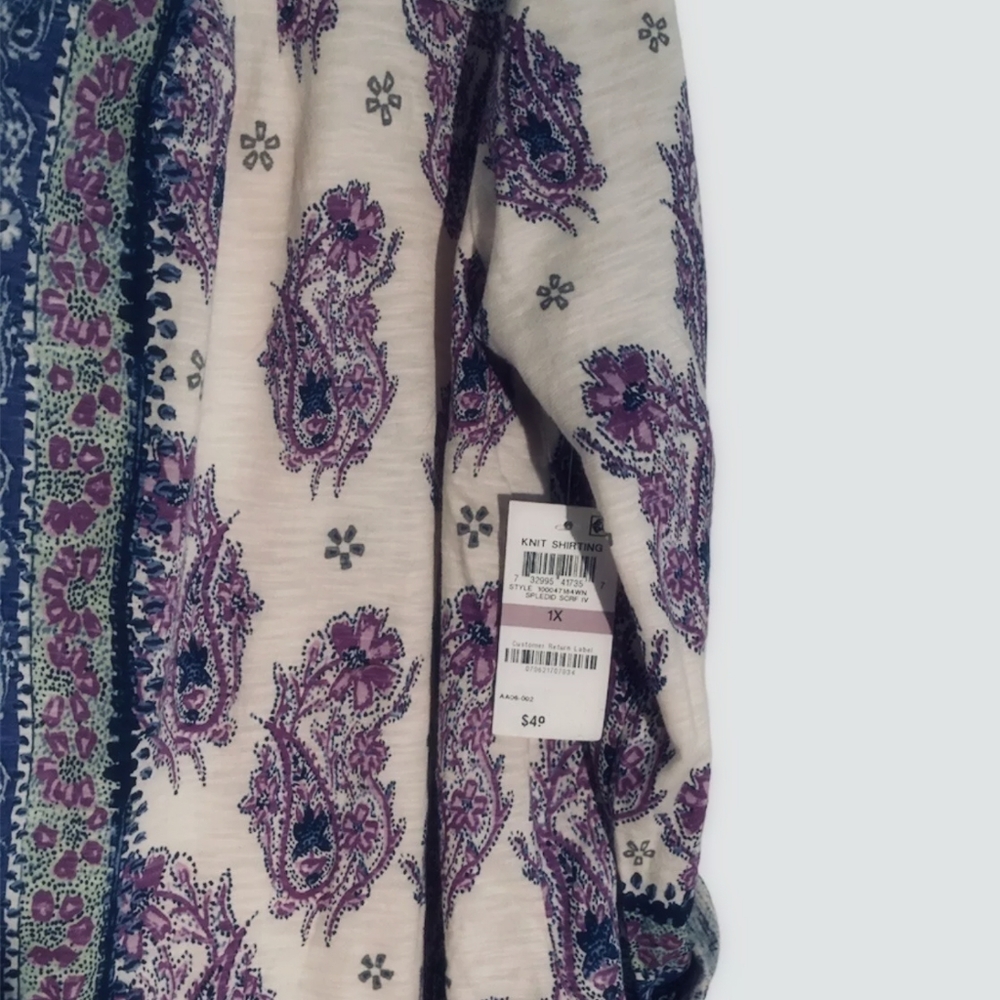 Style & Co NWT shirt 1x